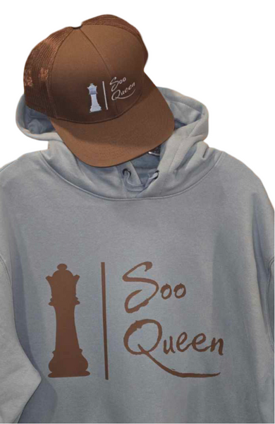 Blue/Brown Soo Queen hoodies