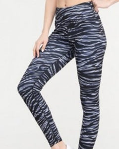 ZEBRA PRINT WORKOUT LEGGINGS