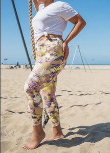 PINK LEMONADE WORKOUT LEGGINGS(LEGGINGS ONLY)